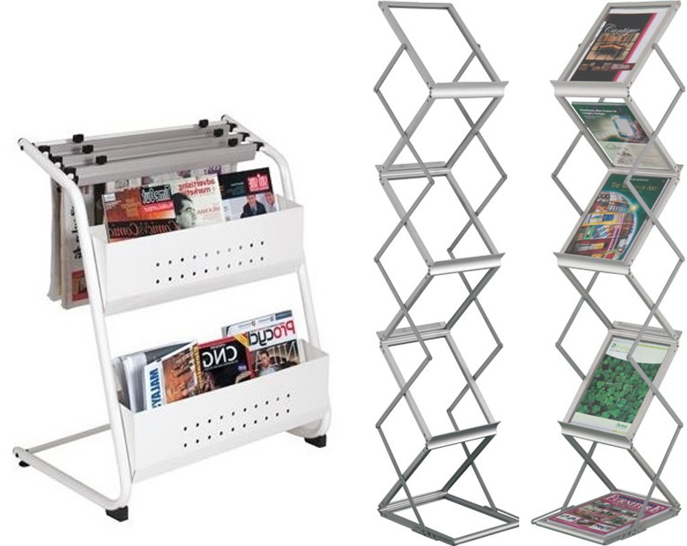 NEWSPAPER & MAGAZINE RACK